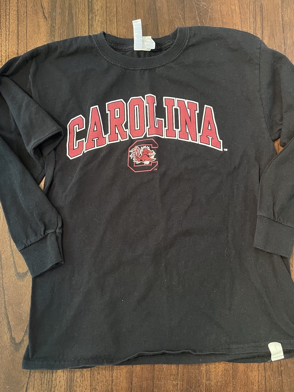 Gildan Heavy Cotton Long Sleeve T-Shirt Carolina Tee Medium